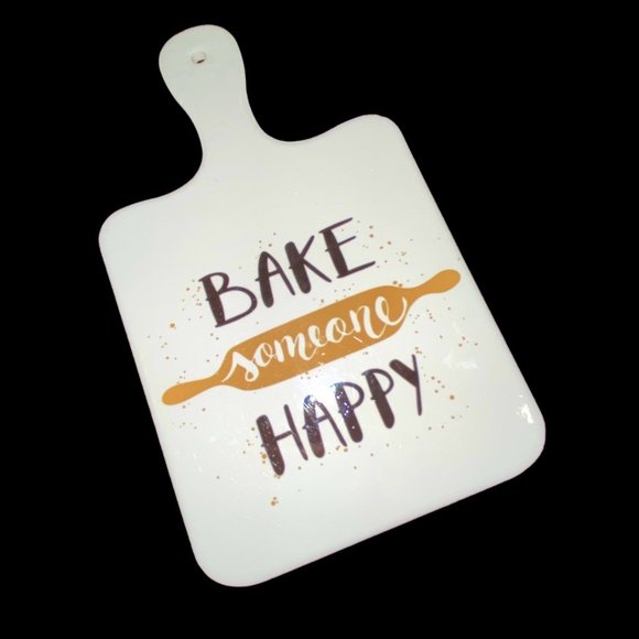 Ceramic Trivet Baker White Kitchen Table - Picture 1 of 3